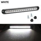 Universal 15 LED Trailer Light Bar 12-24V Brake Light with Sequential Flow Signal Turn Signal Lights for Truck Pickup Boat Amagi