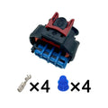 Pickup truck connector 1928403428 fuel injector intake pressure metering unit 1928A00517 rubber shell plug 2P, 3P, 4P