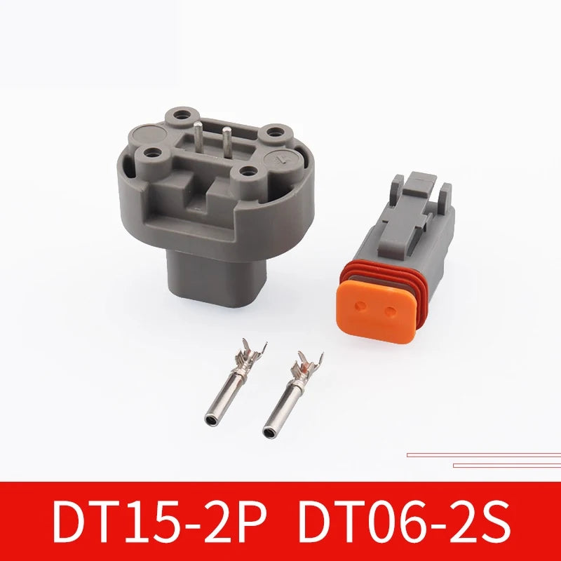DT13-2P Dechi type automotive waterproof connector DT15-4P PCB panel pin socket plug DT06-6S