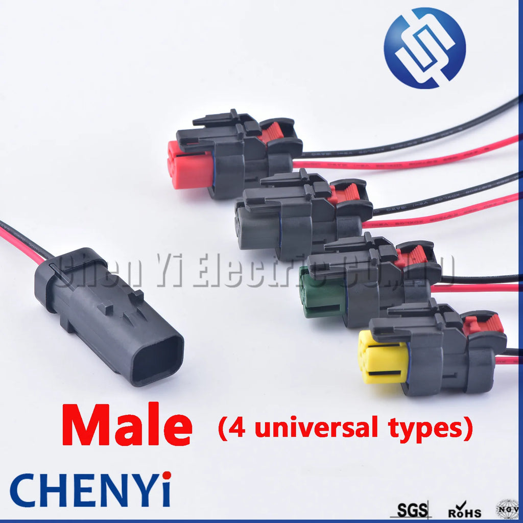 2 Pin Auto Sensor plug Camshaft Solenoid valve Connector For CAT Excavator Carter 776522-1776522-2 776522-3 776522-4 776427-1