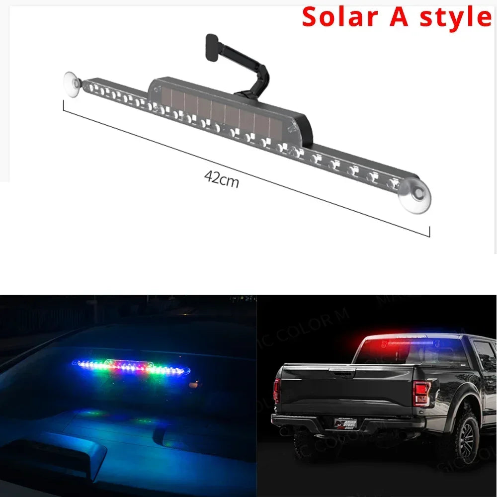 LED Strobe Police Lights Anti Collision Light For Auto Emergency Grill Warning Lamp 21led Windshield Bar Traffic Car Amagi