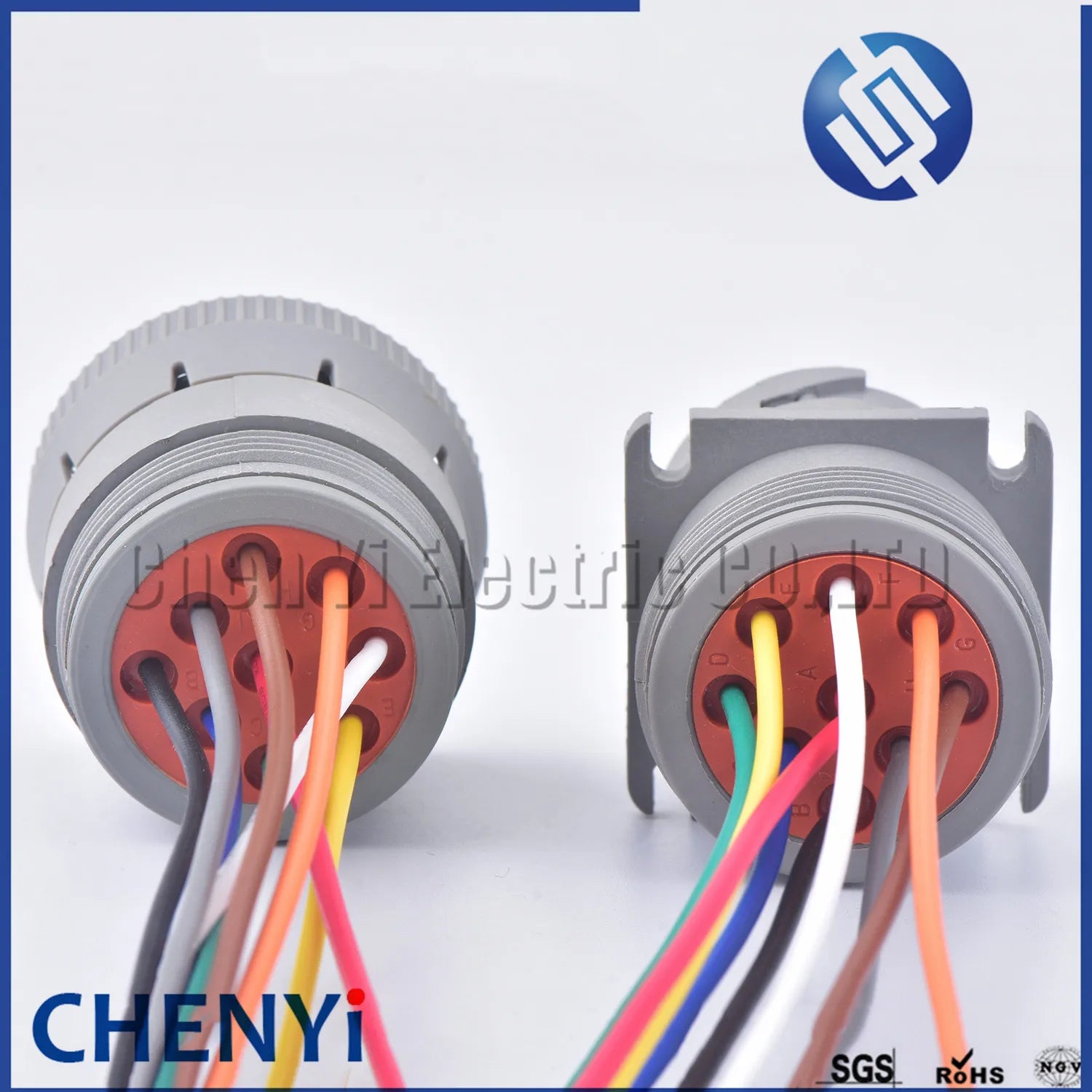Deutsch 9 Pin Grey HD10 Series auto waterproof connector Diagnosctic Tool circular Wire Harness HD16-9-96S HD10-9-96P