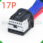 17 Pin 34 Pin Automotive Connectors car door Wire harness Plug 6098-6595 6098-6597 6098...