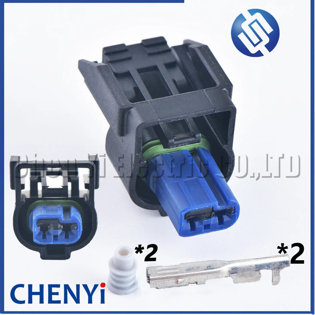 2 Pin female male Auto Waterproof Connector fuel flap plug number plate light plug 13806231 F495100 For Ford Ranger F150