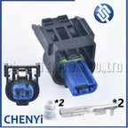 2 Pin female male Auto Waterproof Connector fuel flap plug number plate light plug 13806231 F495100 For Ford Ranger F150