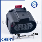 10 Pin Automobile waterproof connector 4H0 973 715 4H0 973 715A Door lock module plug radar plug 4H0973715 4H0973715A