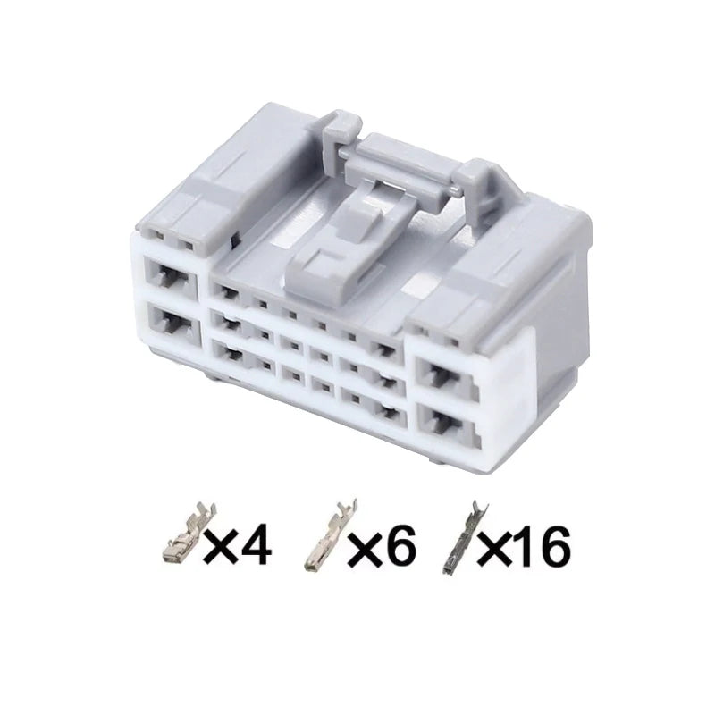 Suitable for Kia, Hyundai and BYD car door A-pillar and B-pillar wiring harness connector plugs 6098-7907/3098-7912