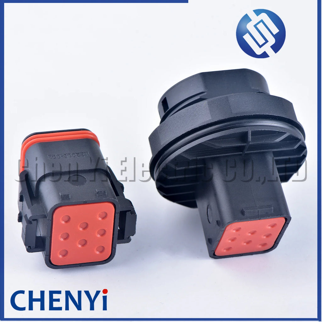 8 Pin Male or Female Waterproof Automobile Connector Electronic Plug 132008-001 132008-000 With Pins
