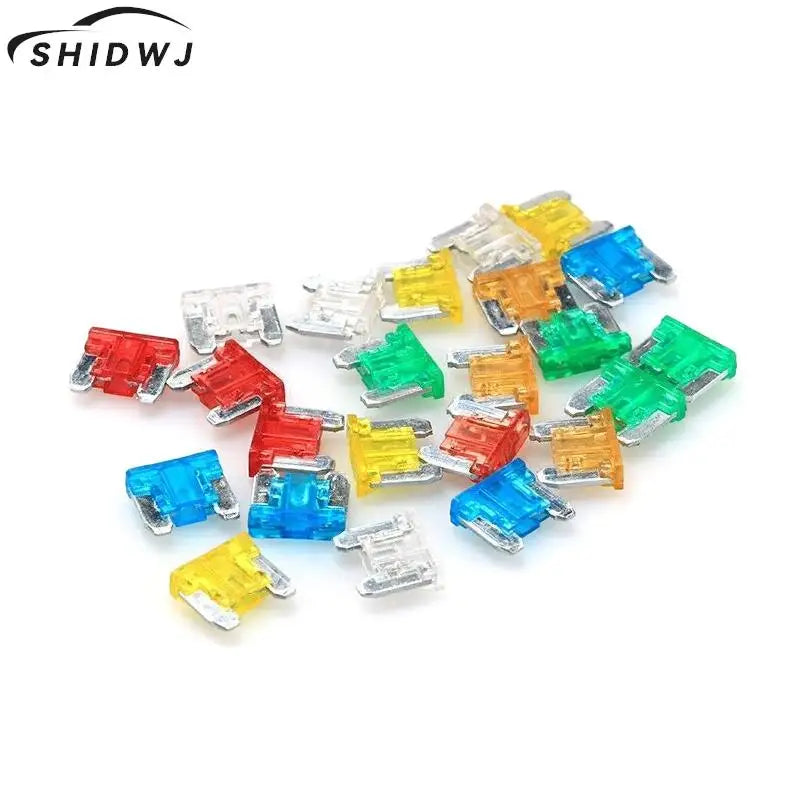 24pcs Auto Car Truck Motorcycle Fuses 5A 10A 15A 20A   Mixed Sizes Low Profile Kit Micro Mini Blade Fuse