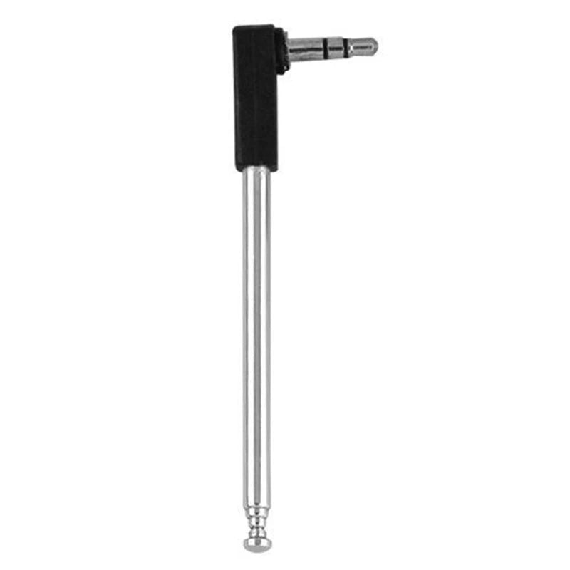 1PC 370mm 5 Sections Telescopic Stainless Steel AM FM Radio Universal Antenna Hot sale