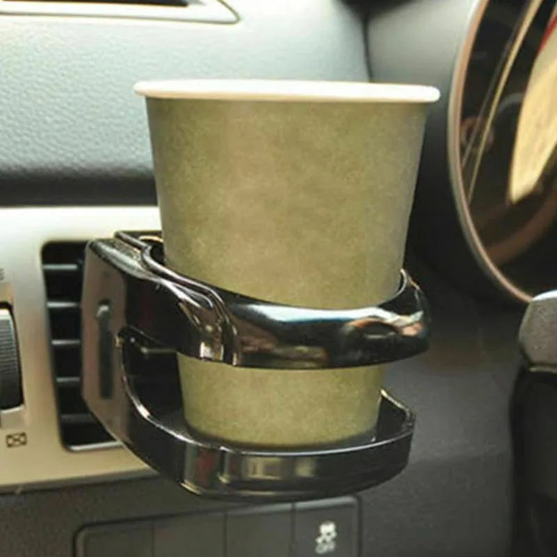 Car Large Water Cup Holder Auto Car Outlet Air Vent Mount Black Drink Cup Water Bottle Can Holder Rack Drink Bottle Cup Support