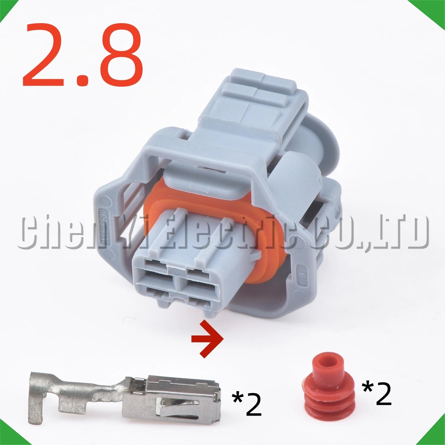 2-Pin Connector Connector Throttle thermostat Connector Spray Nozzle fuel injector