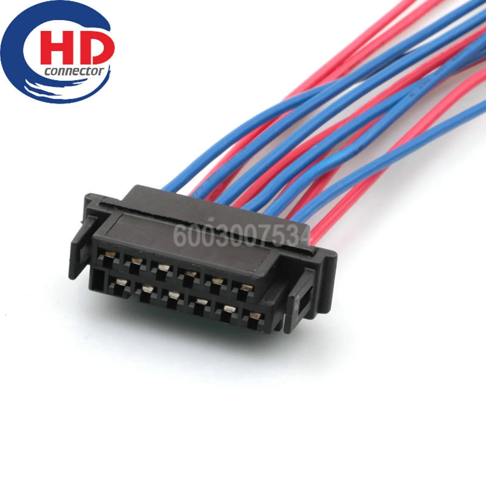 827603-1 12 Pin Connector Unsealed 2.8mm Series Female Connectors Cable Plug Motorcycle Electrical Harnesses