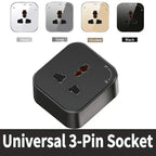 Power Track Home Appliances Universal Socket Electric Plug Adapter With USB,Wall Mount Power Strip with Removable Outlet Adapter