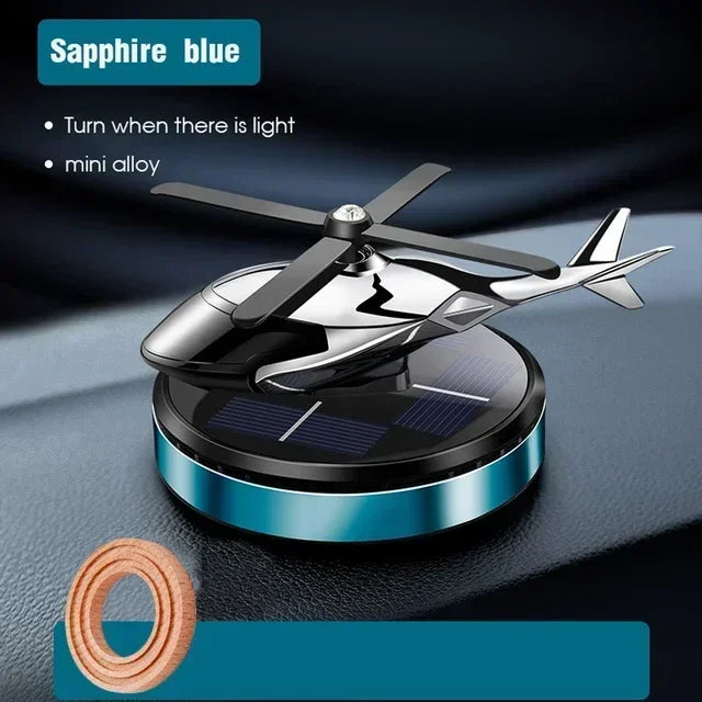Solar Helicopter Car Air Freshener Fragrance Supplies Interior Accessories Novelty Propeller Flavoring Perfume Diffuser Amagi