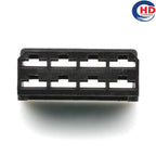 8pin auto waterproof electric plastic wire harness connector Emergency light switch plug163007-5