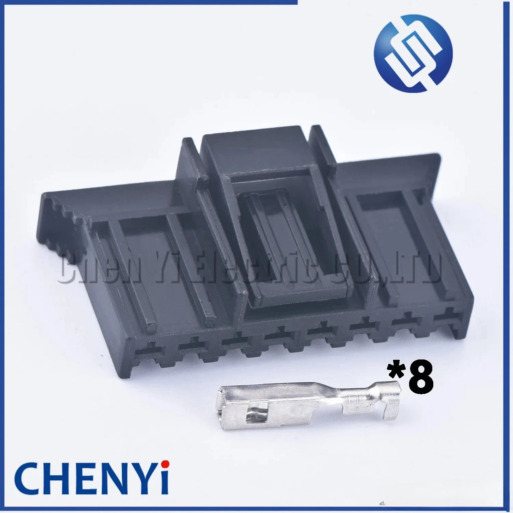 8 Pin Black 2.8mm series Auto Plug Wiring Harness Automotive Connectors 211PC083S0017 With Pins For PEUGEOT CITROEN