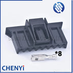 8 Pin Black 2.8mm series Auto Plug Wiring Harness Automotive Connectors 211PC083S0017 With Pins For PEUGEOT CITROEN