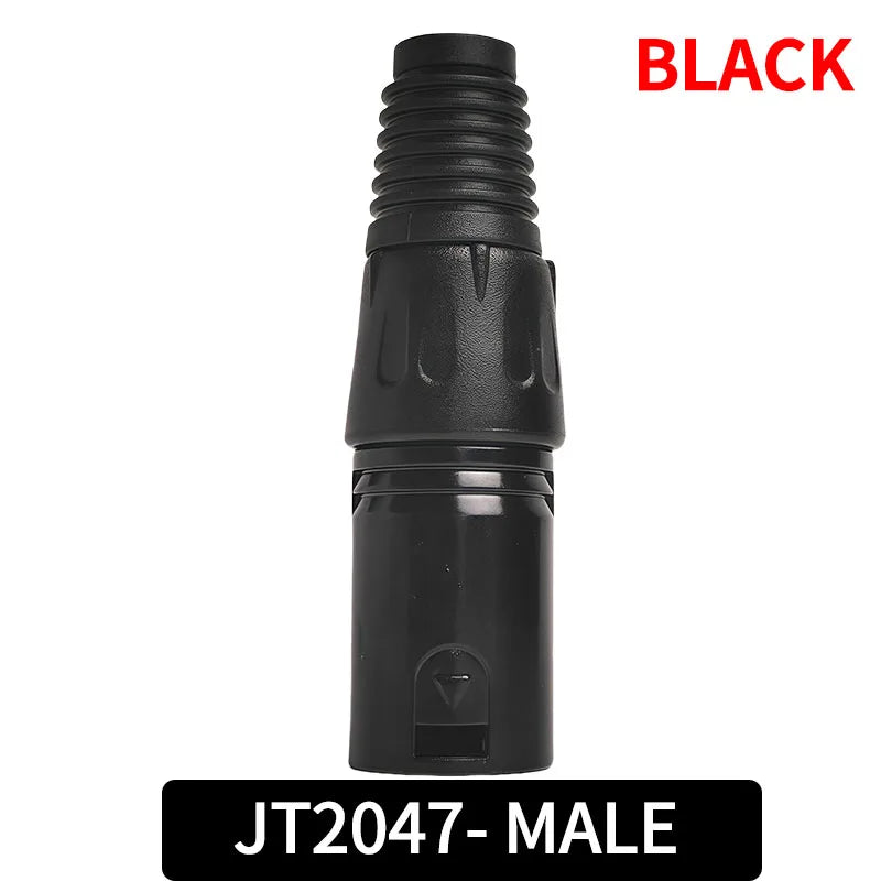 4/10/20PCS Gold-Plated 3-Pin XLR Male to Female Adapter, Balanced Audio Mic Connector for Microphone, Mixer, Speaker, Studio