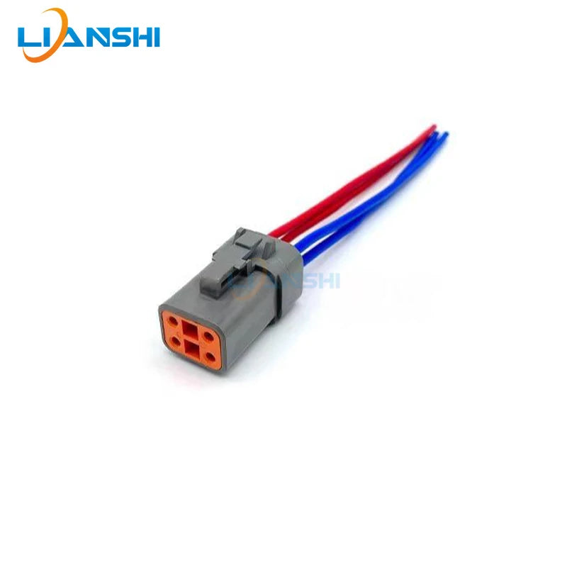 Komatsu PC200 210 220 240-8 engine fuel injector injector wiring harness plug for excavator parts