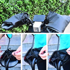Motorcycle Scooter Thick Warm Handlebar Muff Grip Handle Bar Muff Rainproof Riding Protective Winter Warmer Thermal Cover Gloves