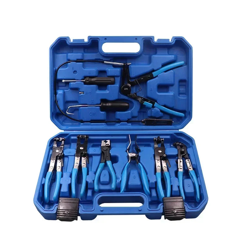 Car Flat and Angled Flat Band Hose Clamp Pliers Coolant ClipsWorks on All Flat Band Style Clamps of Removal Installation Amagi