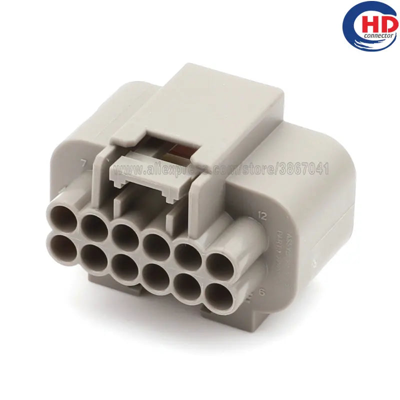 12 pin auto waterproof electric plastic wire harness connector 2-2297907-2
