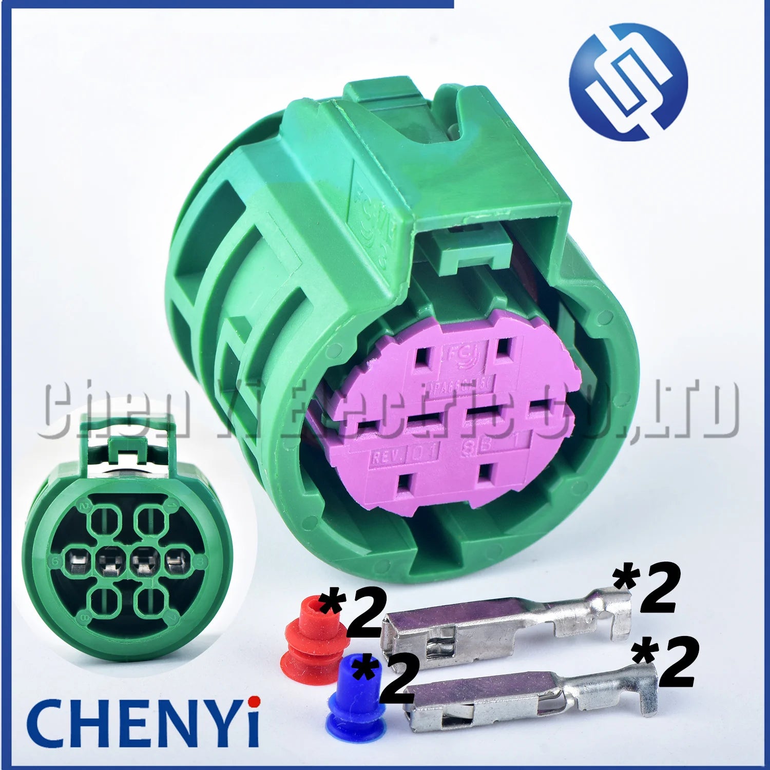 4 Pin/way Auto waterproof connector Headlamp turn signal tail lamp plug 13606031 For Jeep Cherokee Wrangler Fiat Do Feiyue 500X