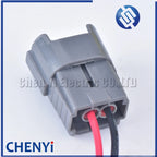2 Pin Automotive Fuel Injector Connector Plug Wire Harness 06A973722 For 6195-0043 06A 973 722