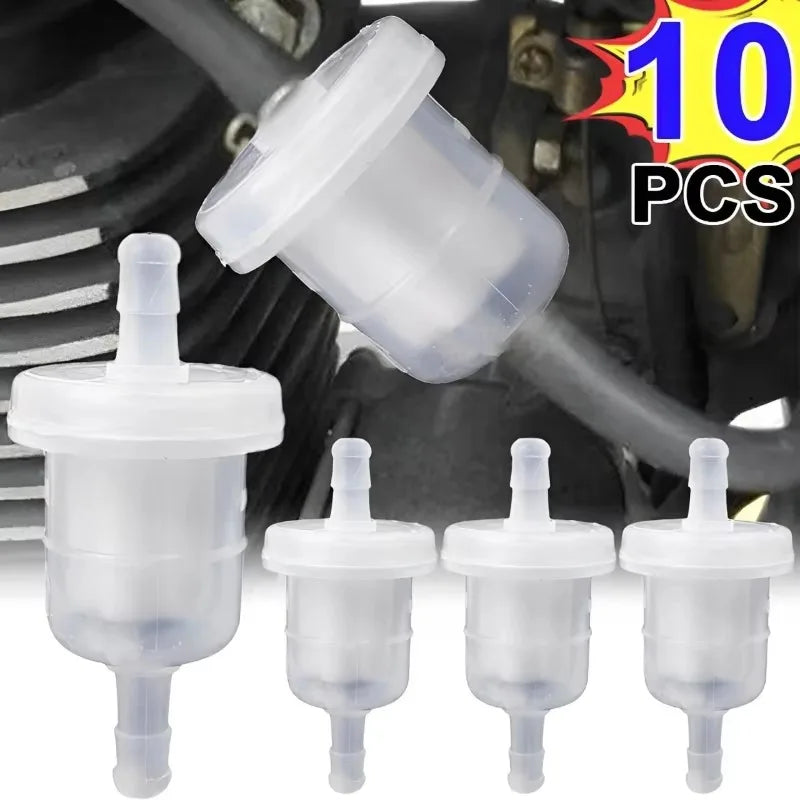 Universal Gasoline Gas Fuel Oil Filter for Motorcycle Moped Scooter Motocross Dirt Bike ATV Filters Automotive Accessories