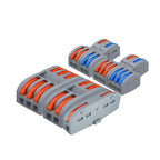 10/1000PCS Mini Fast Wire Connector Universal Wiring Cable Connector Push-in Conductor Terminal PCT-222/224 SPL-42/62 SPL-2/3/1