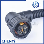 4 Pin Female Auto Waterproof Connector Oxygen Sensor Harness Plug pbt gf30 Plug 1-968968-1 1-1813099-1 967325-1