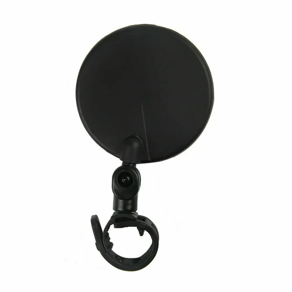 Bicycle Round Auxiliary Mirrors 360 Degree Adjustable Wide Angle Rearview Mirror Handlebar Mount Bike Convex Mirror S/L Amagi