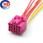 AMP 15 Pin Automobile power amplifier Connector Automotive Audio Amplifier Plug Wire Harness Socket 1-967628-1 1-967623-1