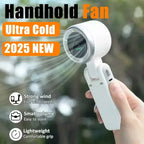 Car Portable Mini Fan 3600mA Rechargeable Battery USB Foldable Handheld Fan Turbo Bladeless Small Pocket Fan for Outdoor Amagi