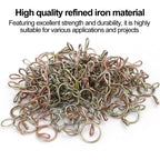20/10Pcs Spring Hoop Hose Clamp Zinc Plated Pipe Clip Fuel Tube Water Pipe Air Tubing Fixed Clip Assortment Kit Home Hardware