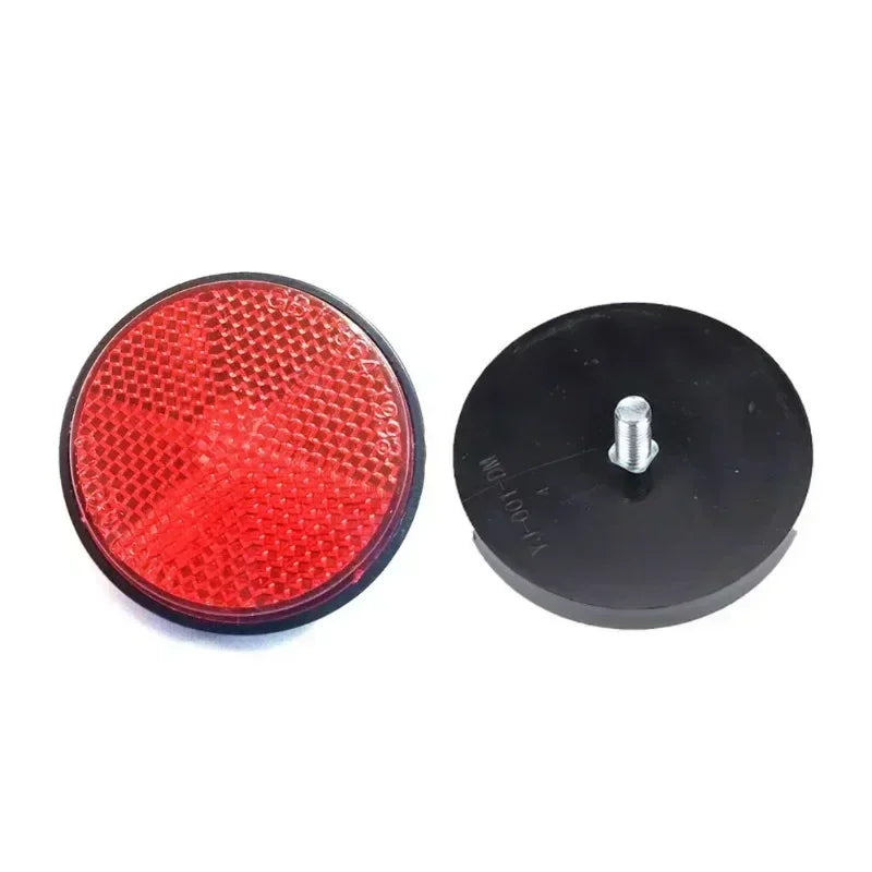 Circular Reflector Universal Motorcycle ATV Scooter Dirt Bikes Refraction Light Parts Night Reflective Light MOTO Lighting Amagi