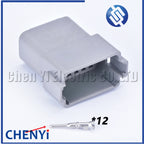 12 Pin Deutch IPD DT Connector DT15-12PA DT13-12PA PBC Straight Needle bender Seat solder panel end socket DT06-12S DT04-12P