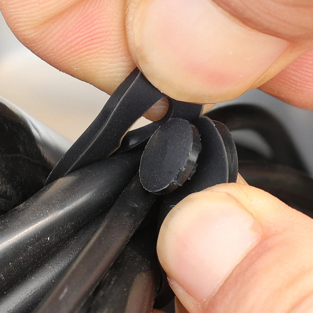 Motorcycle Rubber Frame Securing Cable Wiring Harness for Bmw R 1250 Gs Adventure Hornet Ktm Exc Accessories Ornamental Moulding