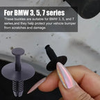 10-50sets Bumper Trim Buckles Cars Rivet Clips Doors Sill Fixing Clips Wheel Arch Clip for Mercedes-Benz BMW357 Auto Accessories