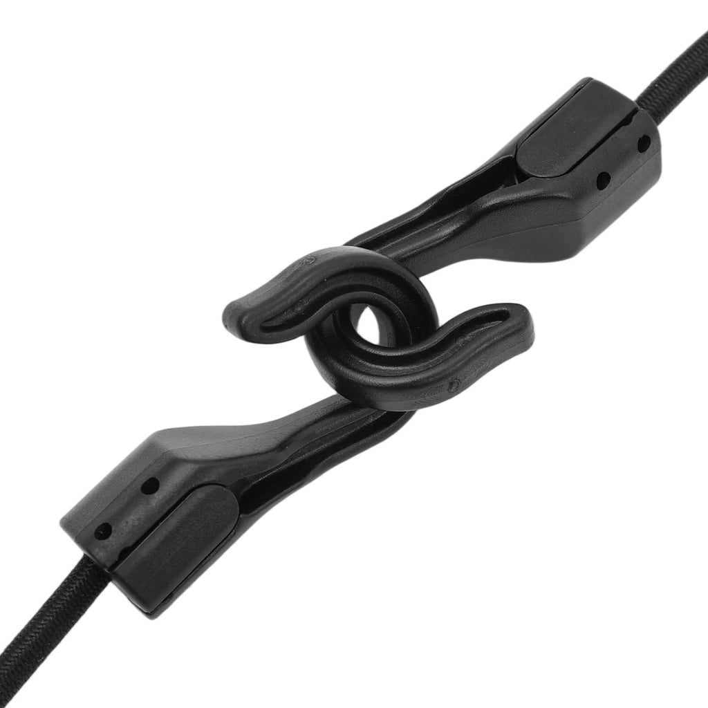 Heavy Duty Bungee Cords with Hooks Elastic Tie Down Straps for Car Roof Rack Motorcycle Luggage Cargo Net Camping Tent Rope