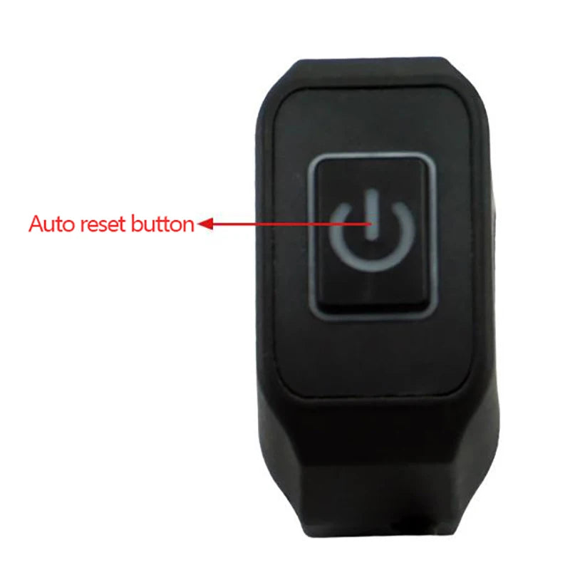 Motorcycle Switch ON/OFF Handlebar Flashing Headlight Horn Control Button 12V Button Connector Handlebar Switch