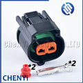 2 Pin Auto Waterproof Connector car Fog lamp turn signal low beam high beam lamp Plug 6195-0062 For Honda Mazda Toyota Nissan