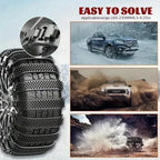 Snow Chain Widen Thicken Car Tire Crawler Type Plastic Anti-skid Chain Winter Wheel Tyre Anti-Slip Ties Emergency Tools Amagi