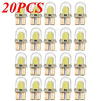 10pcs Car Interior Lamps T10 194 168 W5W COB 4 SMD LED CANBUS Silica Bright White Wedge Clearance License Light Bulbs Car Amagi