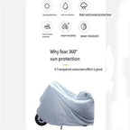 Motorcycle Cover Rainproof Sunshade Dustproof Motorcycle Clothes PEVA Single-layer Bicycle Electric Car Cover Tools New