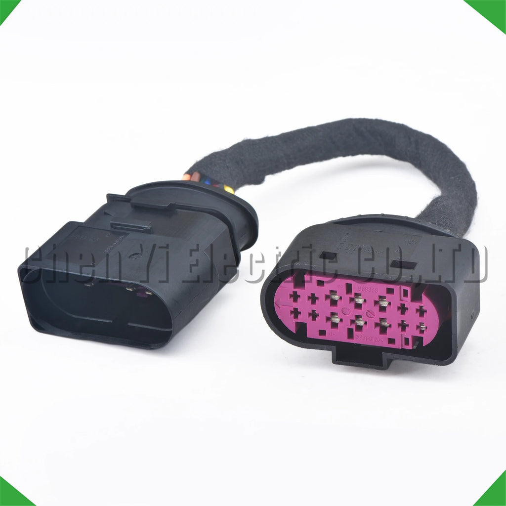 Auto Connector Connectors Conversion harness 1J0973737 1J0973835 Halogen Headlamps Vw