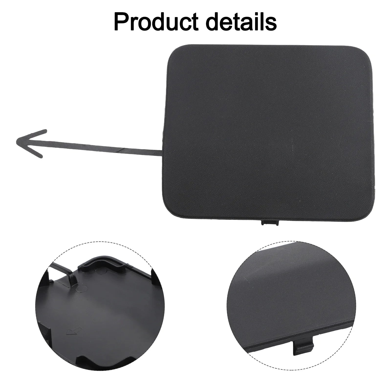 85071HV00A Car Rear Bumper Towing Hook Eye Cover For Nissan For Qashqai 2017-2021 Towing Eye Cap Accessories
