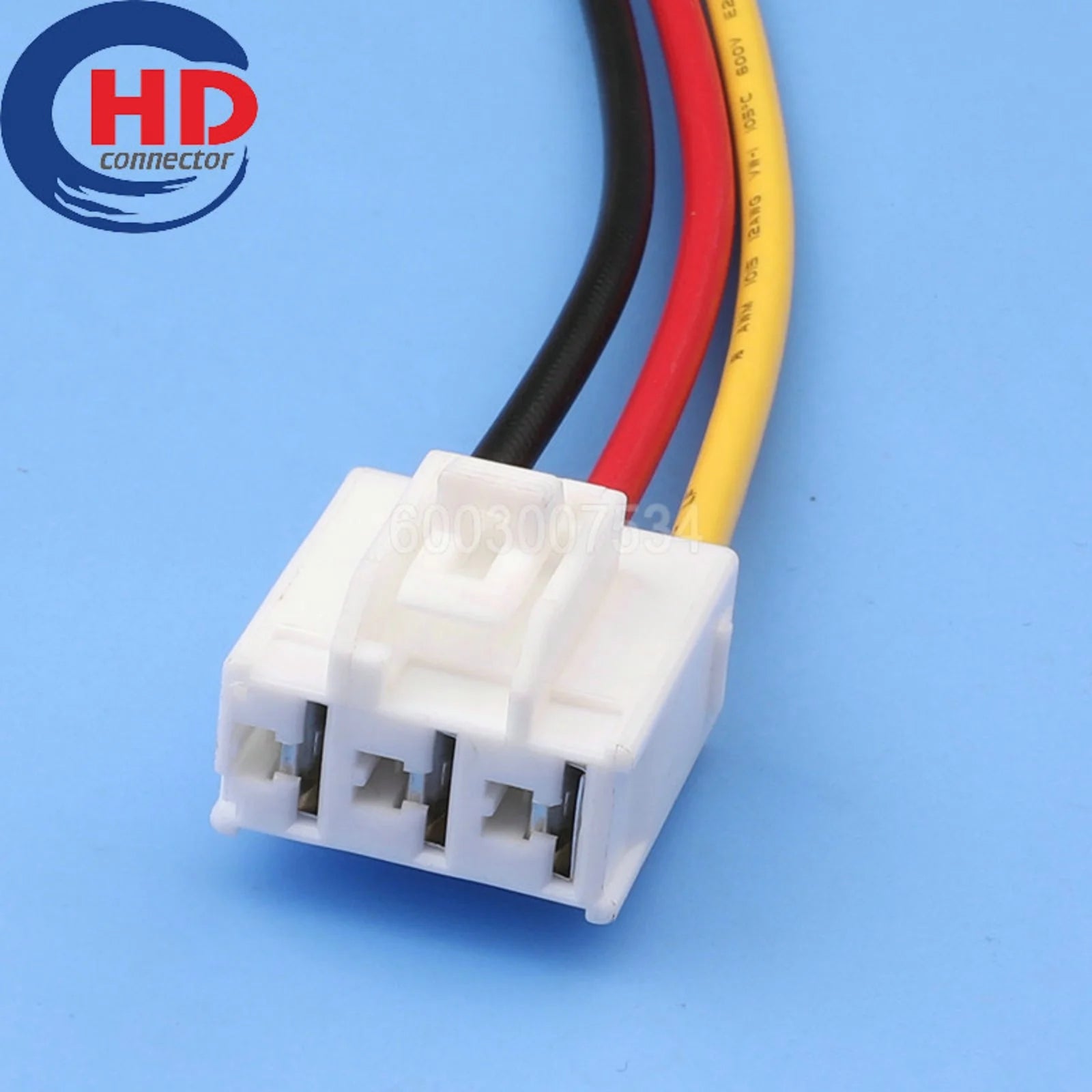 3 Pin Connector Unsealed 7.8mm Series Female Connectors Cable Plug Wiring Harness 7283-3030 PA375-03017