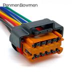 1 Set 10 Pin Car Headlight Electrical Cable Connectors Female Wiring Harness Far Near Beam Lighting Plug For Peugeot Citroen